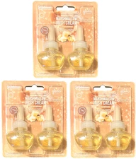 6 Count Glade Plugins Scented Oil Refills Marshmallow Irish Cream Christmas LE