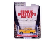 Greenlight Ferris Bueller's Day Off 1980 Checker Taxicab 1:64 Diecast Model