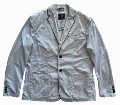 Paul & Shark Yachting Royal Club Men's Blazer Sport Coat Cotton EU 56 XL Italy