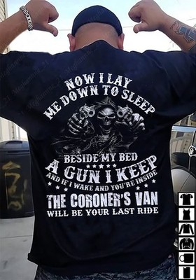 now i lay me down to sleep beside my bed a gun i keep and if i wake and you�r...