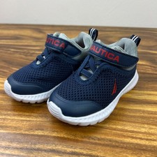 Nautica Mandrensko Toddler Boys Size 5 Blue Athletic Sneakers Hook Loop