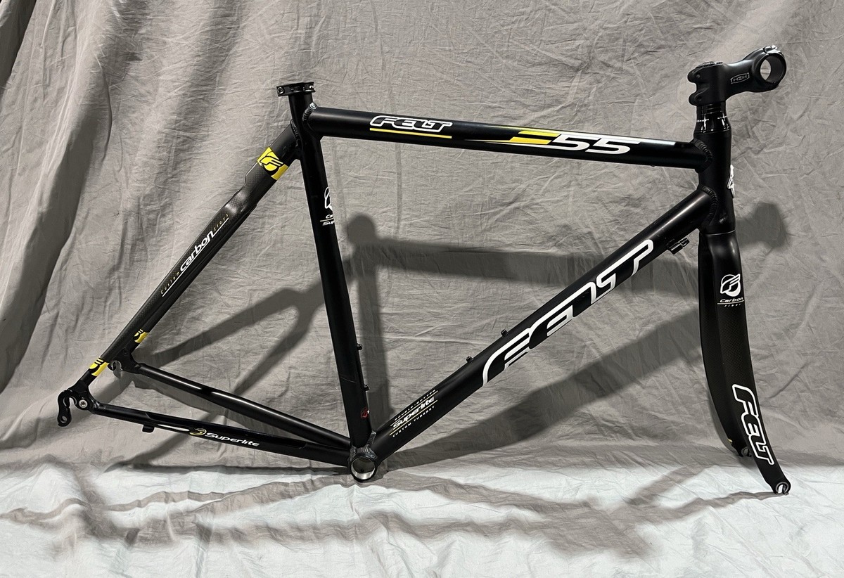 Felt F55 Superlite Road Frameset 54cm MED Carbon Fiber Fork