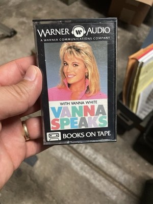 Vanna White Speaks 1987 Warner Audio Books on Cassette Tape Wheel Of Fortune