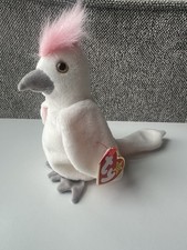 COLLECTABLE RARE Ty Beanie Babies Kuku Cockatoo Bird Retired