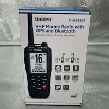 Uniden MHS338BT Marine VHF Radio Floating GPS Bluetooth 6W IPX8 NOAA - Brand New