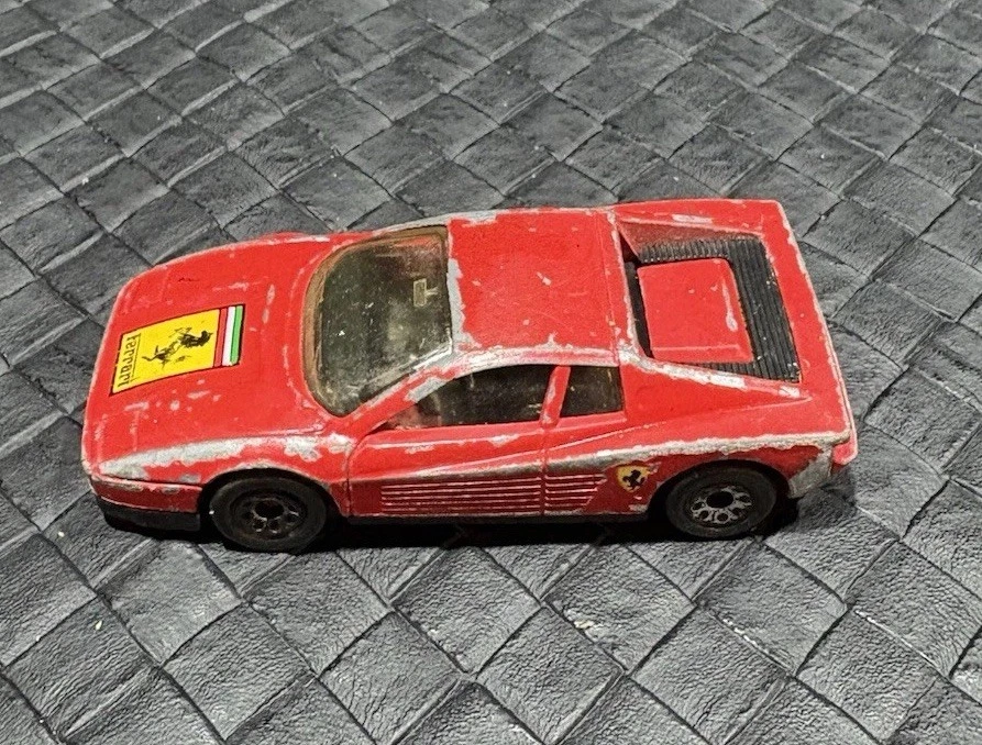 Vintage Matchbox Ferrari Testarossa 1/59 Macau. 1986. Red. Loose - Image 2 of 4