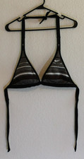 Nike Reversible Triangle Bikini Top Tie Back - NO SIZE - see description brown