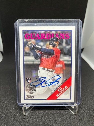 2023 Topps Series 2 Bo Naylor 1988 88BA-BN Auto RC Rookie Guardians
