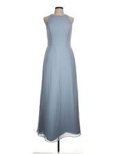 Hayley Paige Occasions Women Blue Cocktail Dress 8