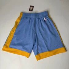 Mitchell Ness LA Lakers 2001/02 Blue Hardwood Classics Swingman Shorts Men S NWT