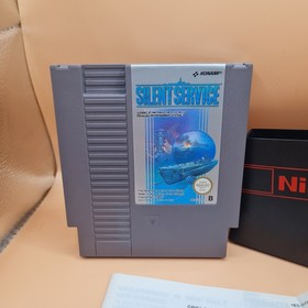 Silent Service Nintendo NES guter Zustand CIB OVP Retro