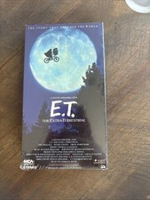 E.T. The Extra-Terrestrial 1982 VHS Rare Green and Black Tape ET Spielberg