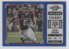 2023 Chronicles Draft Picks Contenders Optic Blue Prizm 2/99 De'Von Achane 0ud4