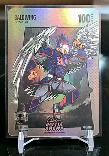 Bo Jackson Battle Arena 26 Baldwing Drake Baldwin #SBF-109 Silver Battlefoil RC