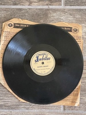 Western Jubilee Schroeder s Playboys Skaters Delight 78 Record Shellac Country