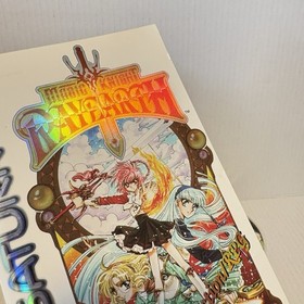 Magic Knight Rayearth SEGA Saturn w Manual Stickers & Reg Card Tested & Working