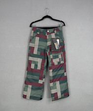 Orage Snow Pants Youth Girls 10 Medium Striped Insulated Ski Snowboard PRIME NWT