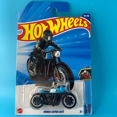 HOT WHEELS 2025 HONDA CB750 CAFE' TURQUOISE 150/250 JBB79 MOTO