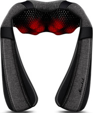 Shiatsu Neck Back Massager with Heat - Deep Tissue Neck, Back Shoulder Pain
