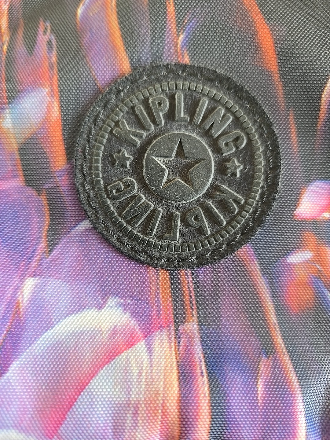 Kipling Nylon Canvas Top Zip Softshell Crossbody … - image 9