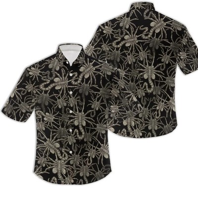 Sci Fi Creature Hawaiian Shirt