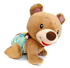 Vtech Crawl With Me Bear Electronic Interactive Crawling Light Up Learning Toy