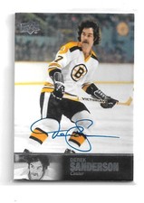 17/18  Ultimate Collection  Ultimate Legends   AUTO   # AL-116  Derek Sanderson