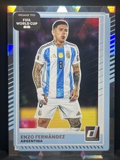 2025-26 Panini Donruss Road to FIFA World Cup Enzo Fernandez #158 Ice holo