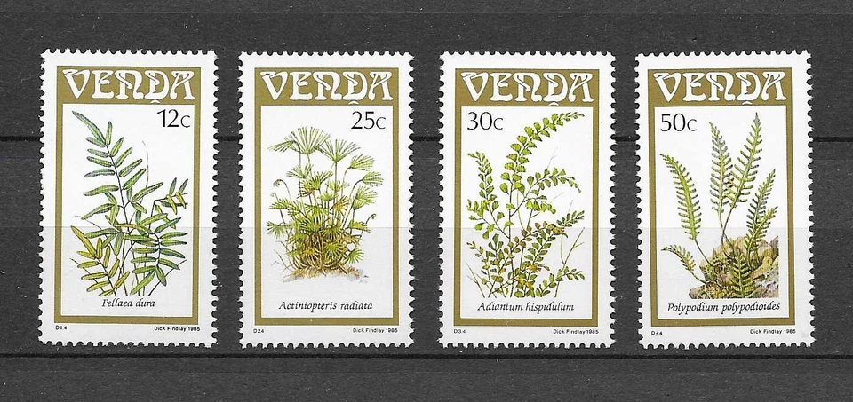 Venda 1985 plantes série de 4 timbres neufs MNH /TE5671 - Photo 1/1