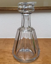  Baccarat Cut Crystal  Cordial Decanter French Paneled Tally Rand Vintage 
