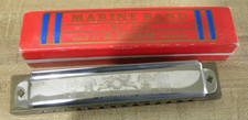 M. Hohner Germany Marine Band No. 365 Harmonica Excellent  With Box Key of C