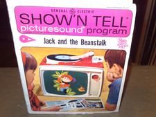 JACK AND THE BEANSTALK SHOW 'N TELL PROGRAM RECORD & FILMSTRIPRARE F/VF 1965