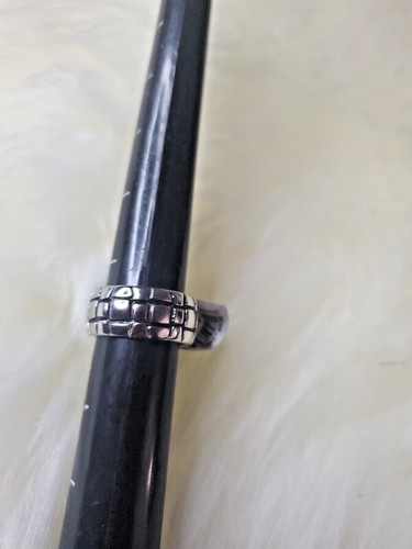 Inox Stainless Steel Black Woven 10mm Basket Ring SZ 9, 10, 11, 12 FR7931 - Picture 11 of 11