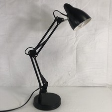 Black Metal Articulating Swing Arm Desk Lamp ...