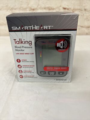 NEW Smart Heart Talking Blood Pressure Monitor Adult