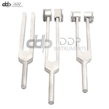Set of 3 Aluminum Tuning Forks C 128 256 512 Surgical Diagnostic Instruments