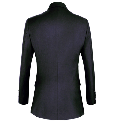 Blazer Para Hombre 2 PIEZAS Abrigo Pantalones Disfraces Boda Doble Pecho Formal Vestido Trajes - Imagen 6 de 14