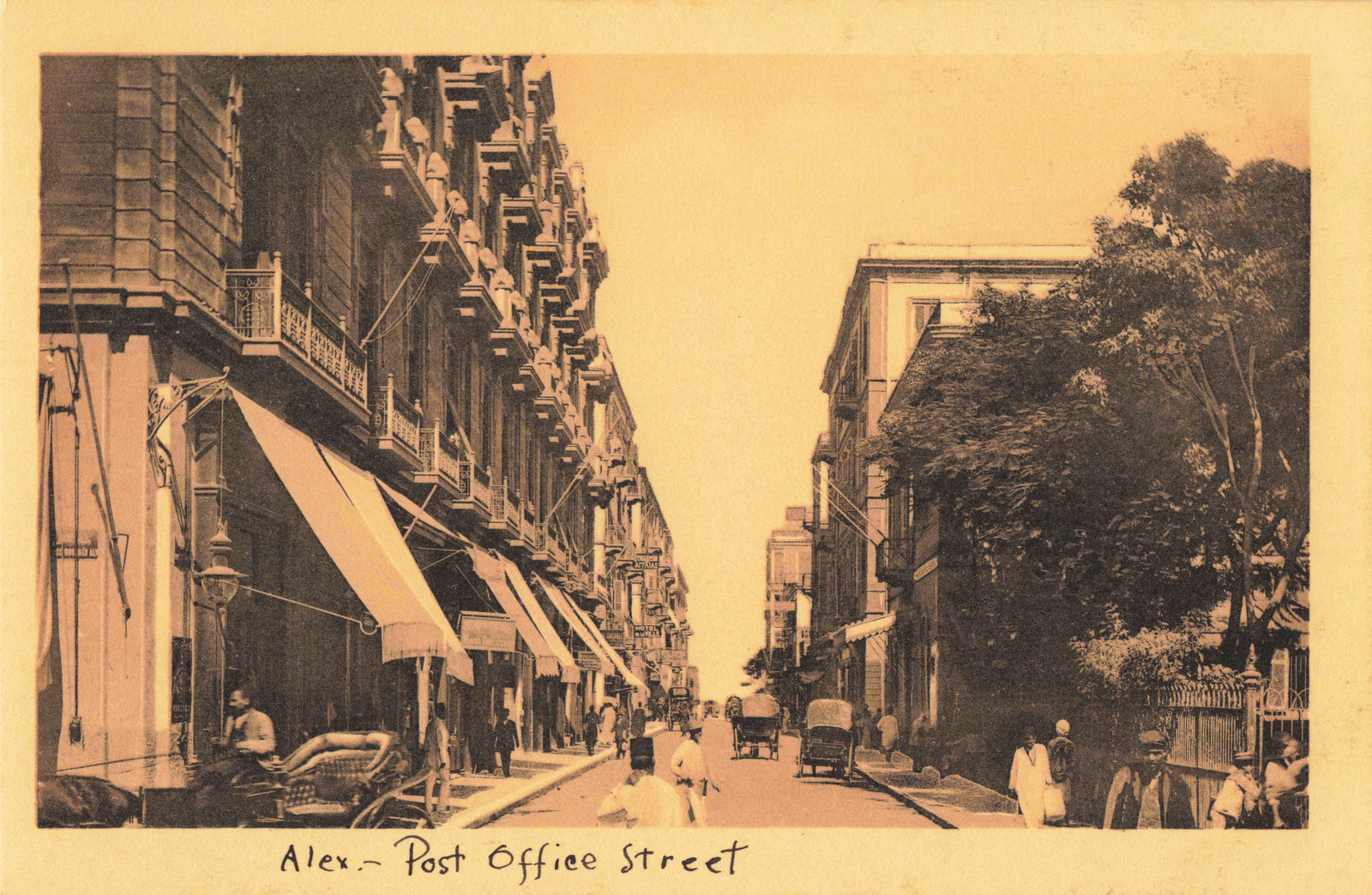R199981 Alex. Post Office Street. L. C. 34. Egypt eBay