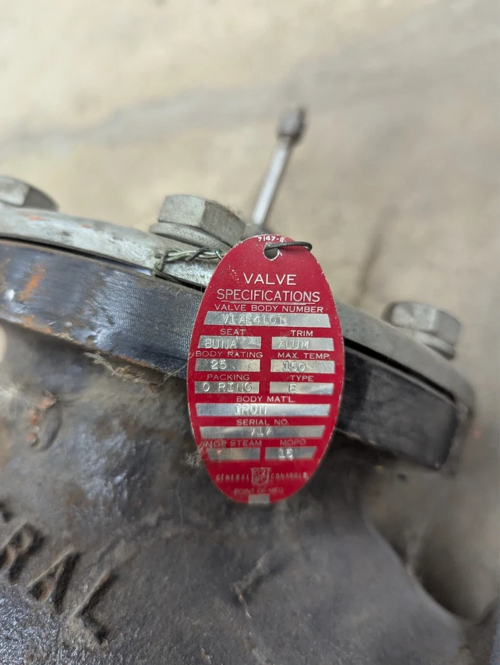 Cuerpo de válvula de gas ITT General Controls V1AE4L01 Foto 2 de 3