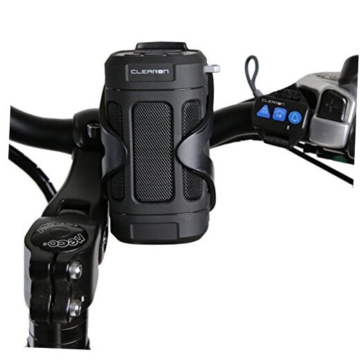 – Wireless Waterproof Speaker Portable Bluetooth 5.0 Speaker with Bike Black-image