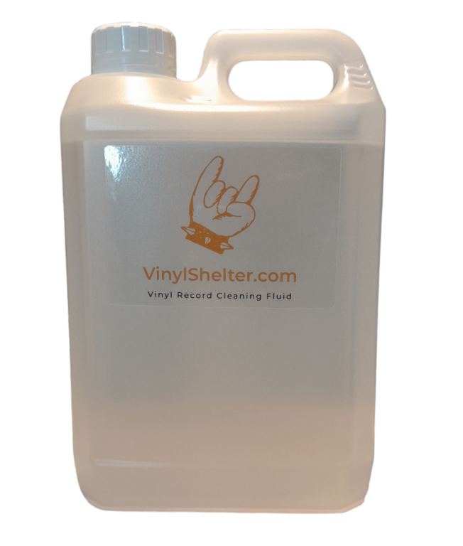 2.5L VINYL SHELTER Record Cleaning Fluid, ""The Best"" 2.5 Litre Knosti Spin Clean