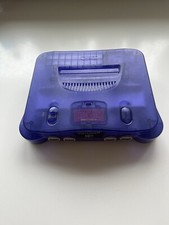 Nintendo 64 Purple Clear Console Works No Games Included Works Plus Memory Expan