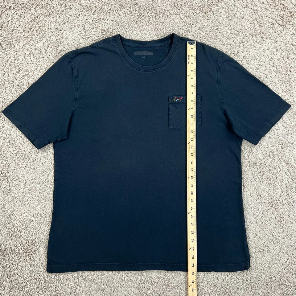 Camiseta WALTER HAGEN Negra Manga Corta Logo Bolsillo Cuello Redondo Para Hombre XXL Clásica Foto 3 de 4