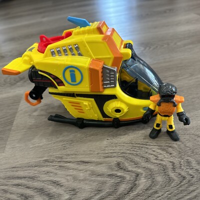 ＳＵＢＩＥ！ ＴＯＹＳ！！ Fisher Price Imaginext Deep Sea Diver Scuba Sub Submarine With