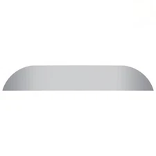 9 x 72 Teardrop Trailer Fender Back For Single Tandem Triple Axle Anti-Rust Oil