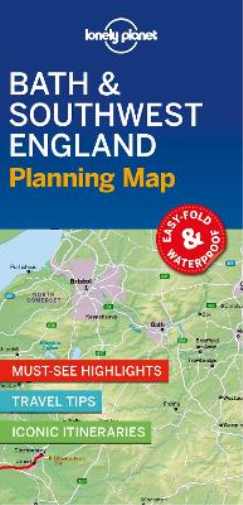 Lonely Planet Bath & Southwest England Planning Map (Map) Map