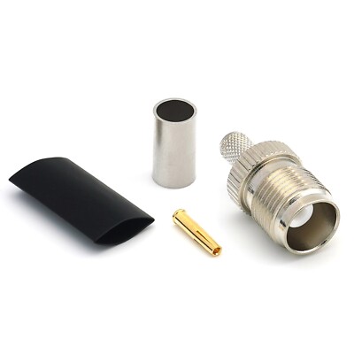 TNC Buchse   verbinder für RG58 LMR195 RG303 RG400   TNC Female connector