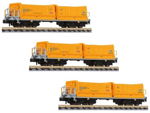 ! NEU&OVP ! 3 x Liliput L265586 Muldenkippwagen Set CLF Güterwagen 265586 Spur N | Condition: Neu