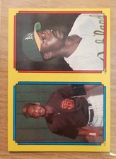 1988 TOPPS STICKERS CHRIS BROWN DAVE STEWART TERRY KENNEDY GIANTS A'S ORIOLES 