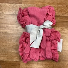 New York & Company Scarf and Gloves Set Haute Pink Women's One Size NEW